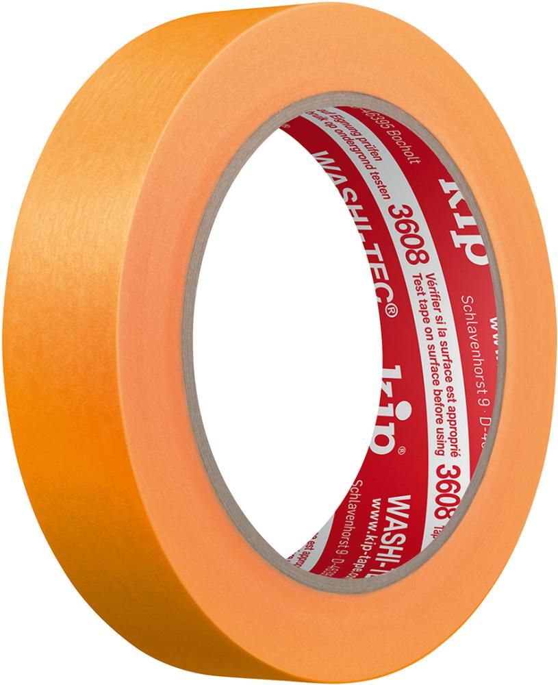 Kip WASHI-TEC STANDARD Goldkrepp orange 24 mm x 50 m