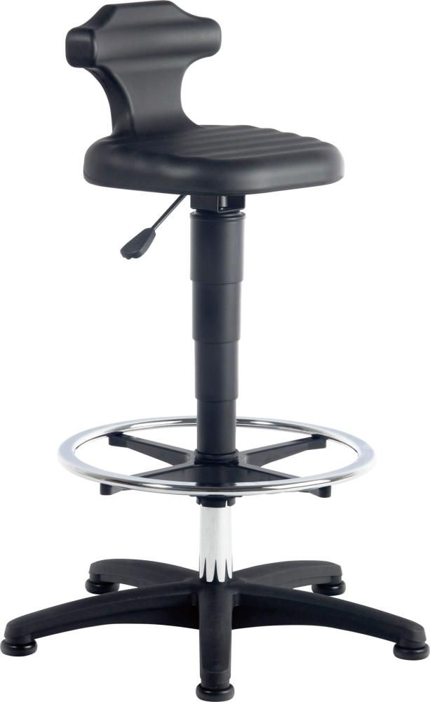 Bimos Sitz-Steh-Stuhl 9419-2000 Flex 3 Sitzhöhe 510-780 mm mit Gleiter /Fußring