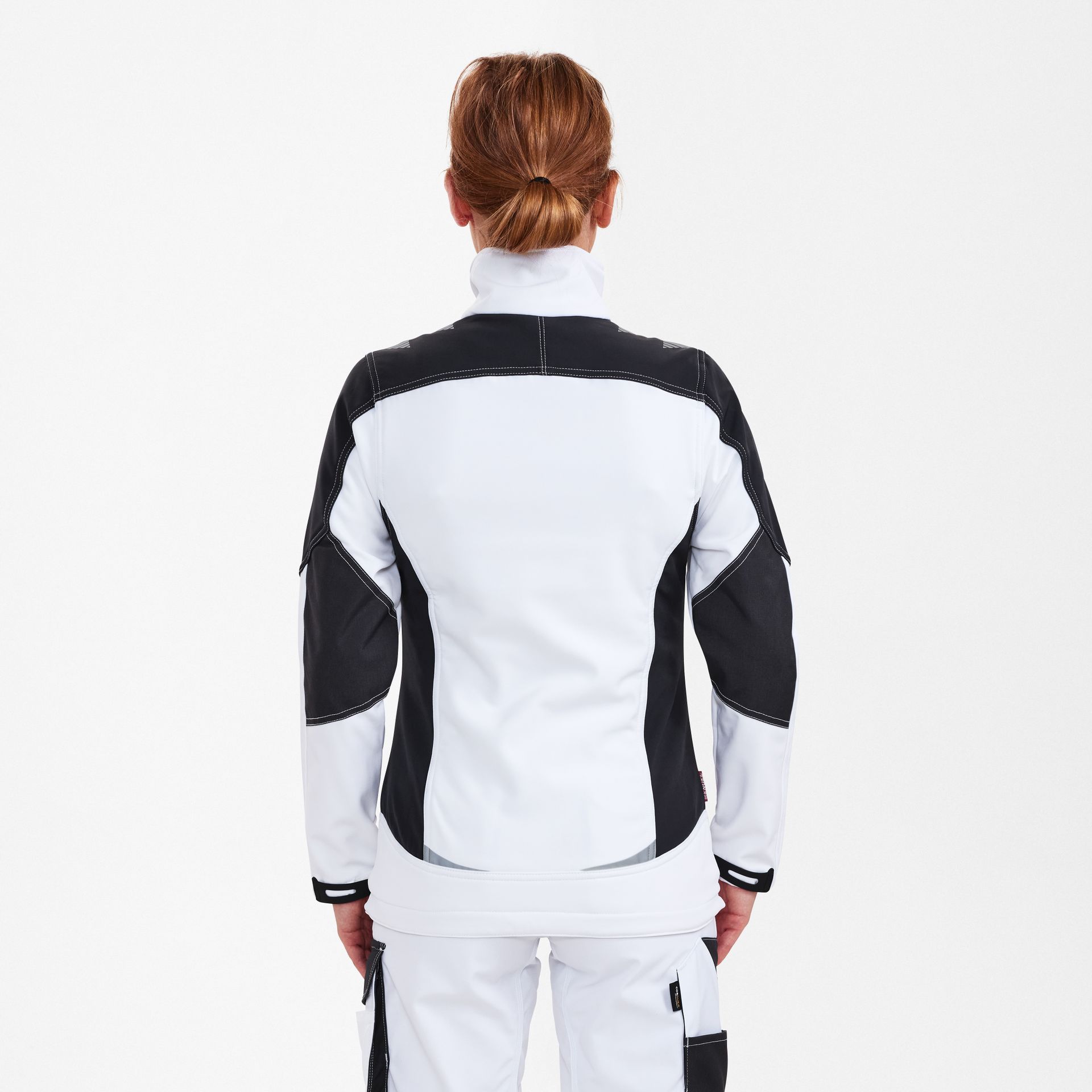 Galaxy Damen Softshelljacke Weiss/Anthrazit Grau, Gr. L