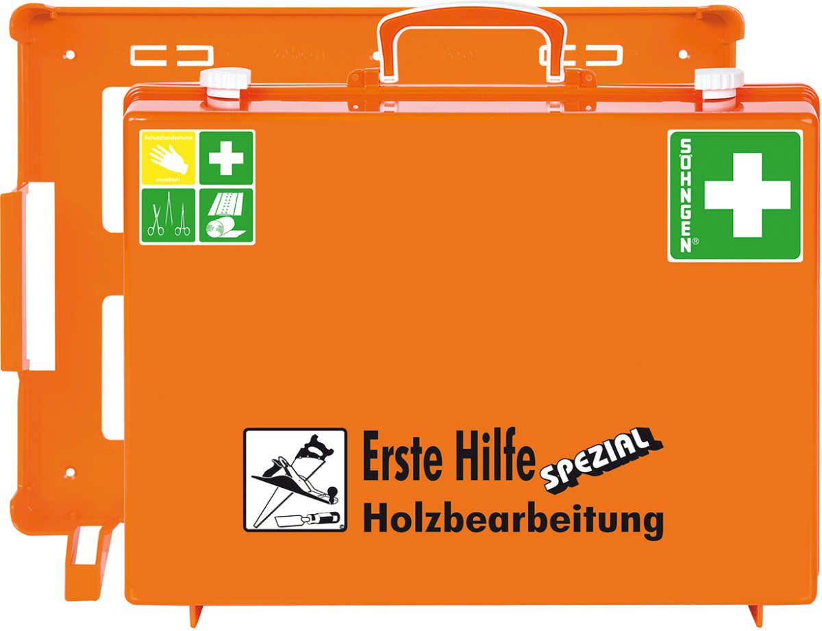 ErsteHilfe-Koffer MT-CD Holzbearbeitung, orange