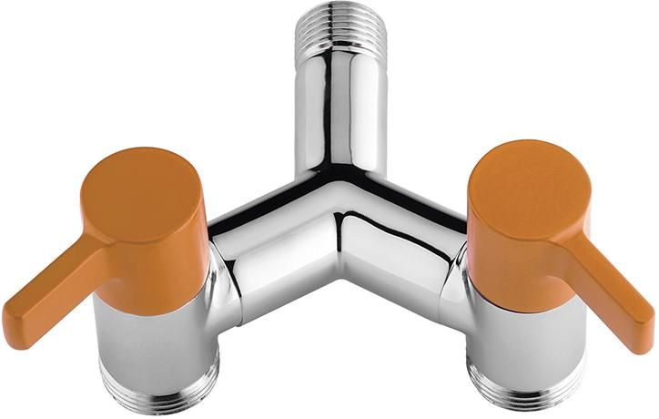 Doppel-Y-Zapfstelle ECO terracotta