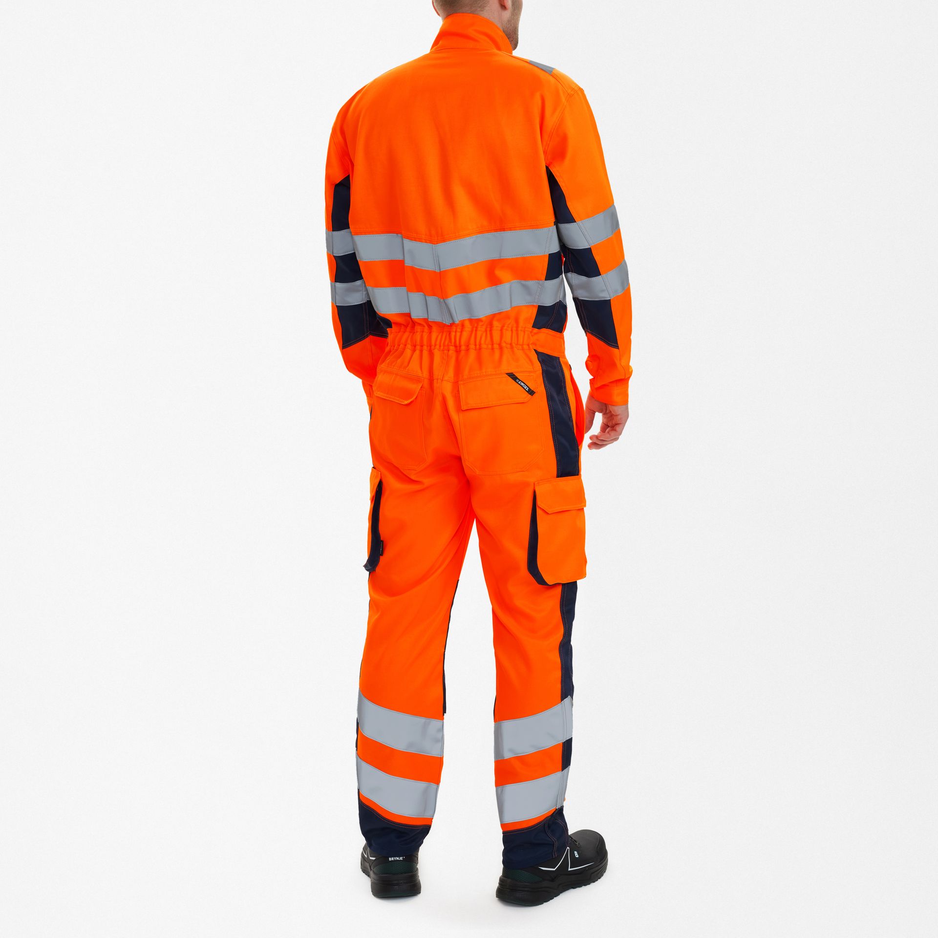 Safety Light Overall Orange/Blue ink, Gr. 4XL