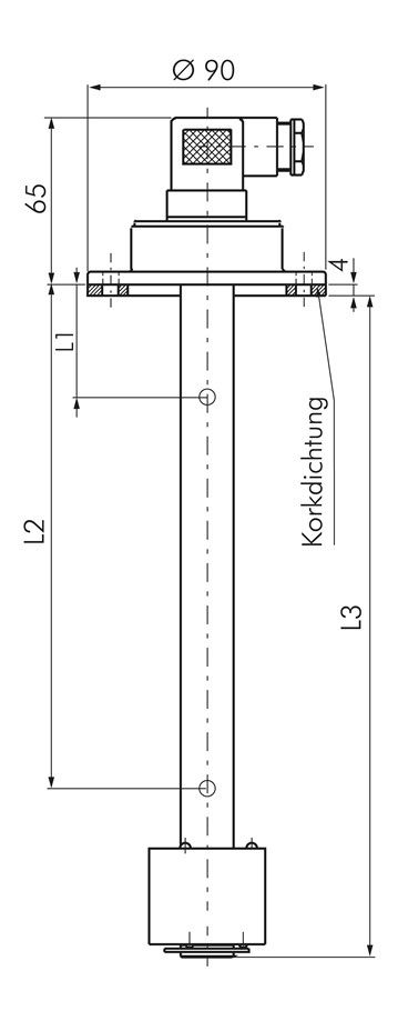 Füllstandschalter, 2x Niveauschalter