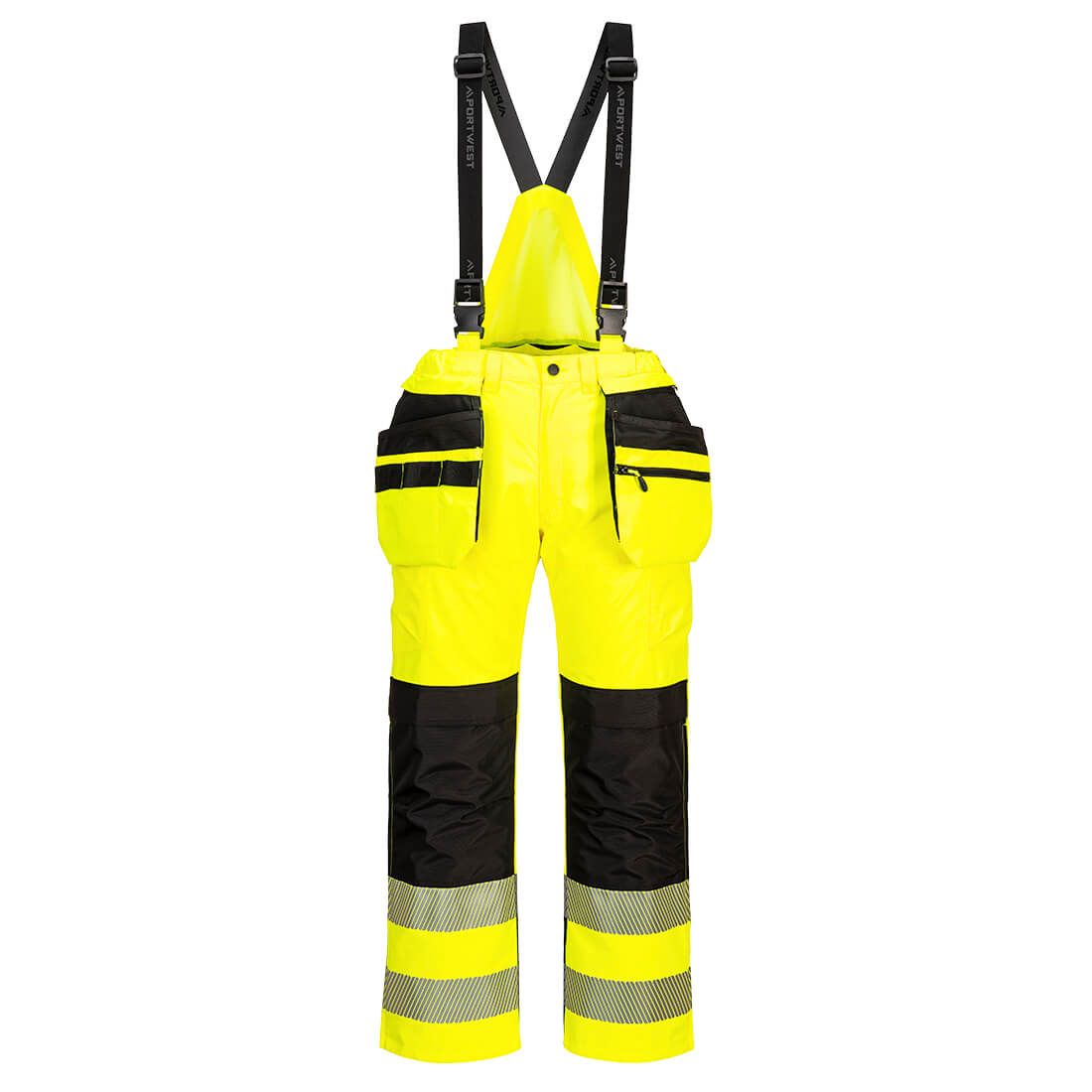 Portwest PW3 Warnschutz-Regenhose, Gelb, Gr. 2XL