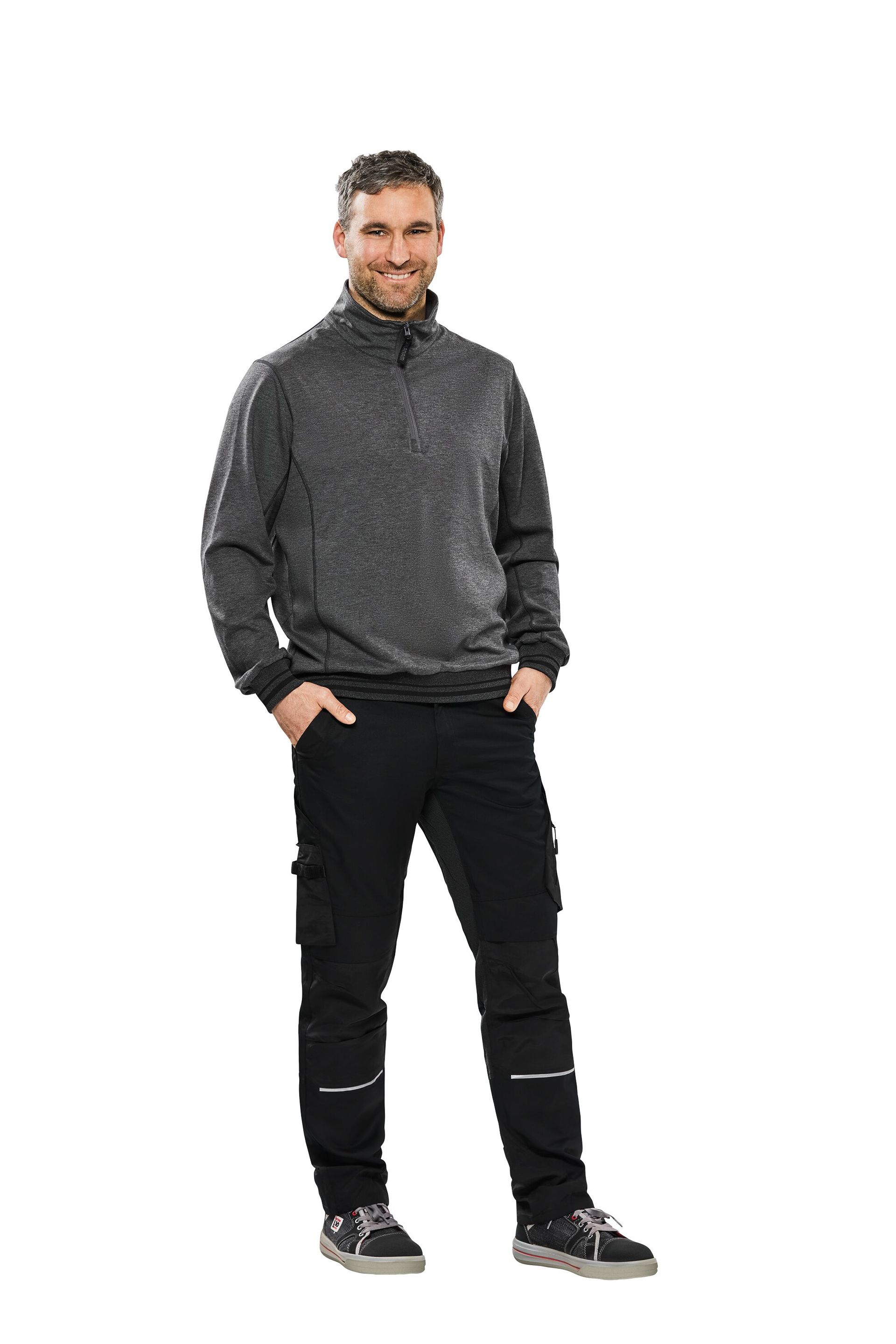 Planam Match Troyer Outdoor grau Gr. S