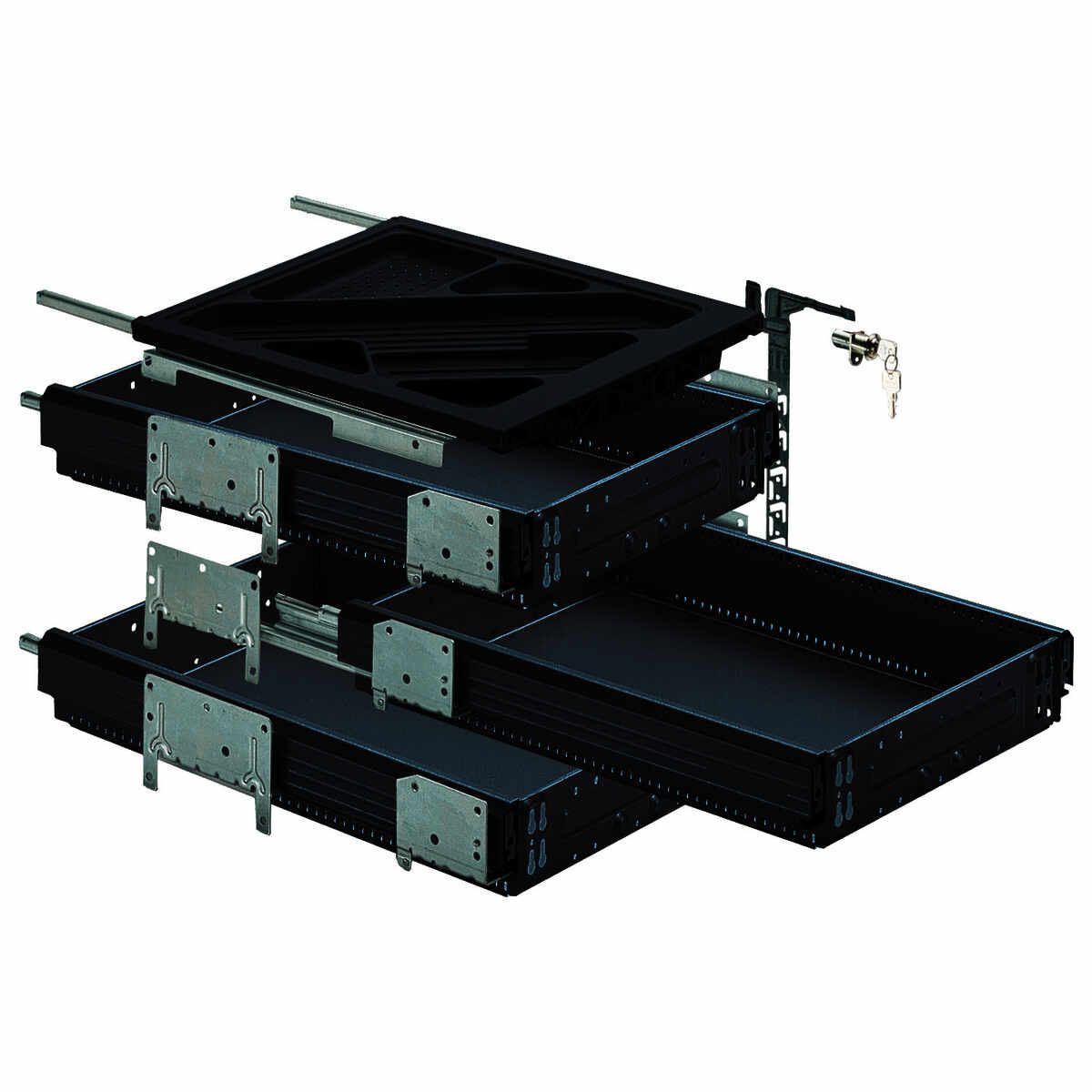 Container Set 530 Schwarz