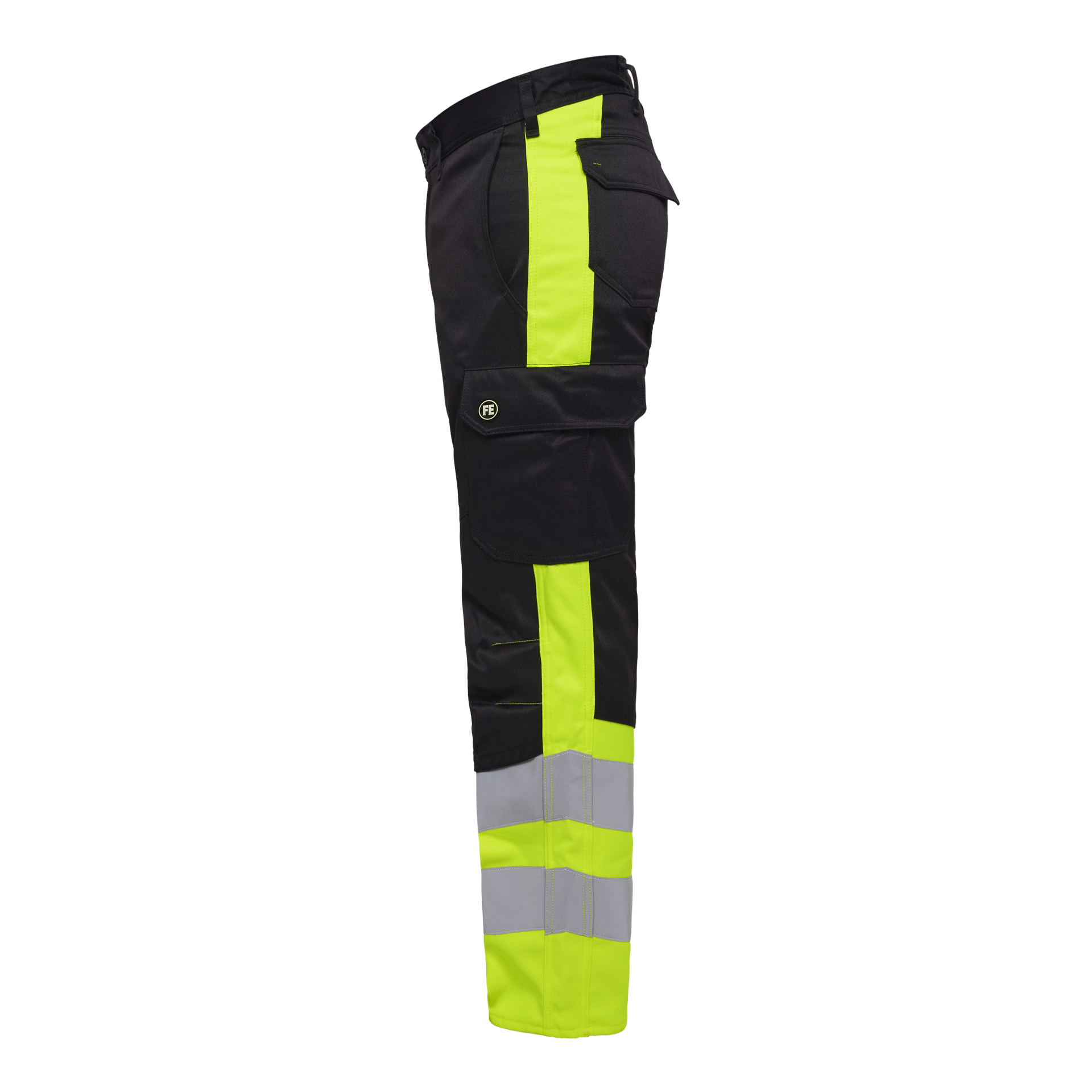 Safety+ Arbeitshose Schwarz/Gelb, Gr. 42