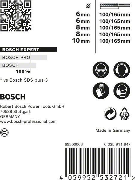 Bosch EXPERT SDS plus-7X Hammerbohrer-Set
