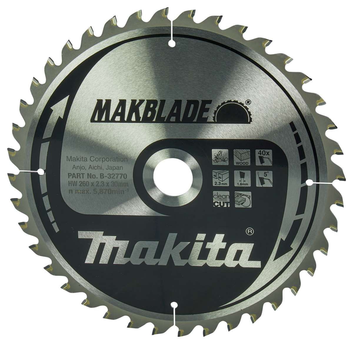 MAKBLADE Sägeb. 260x30x40Z