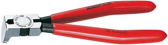 Seitenschneider für Kunststoff gewinkelt 85Grad 160mm KNIPEX