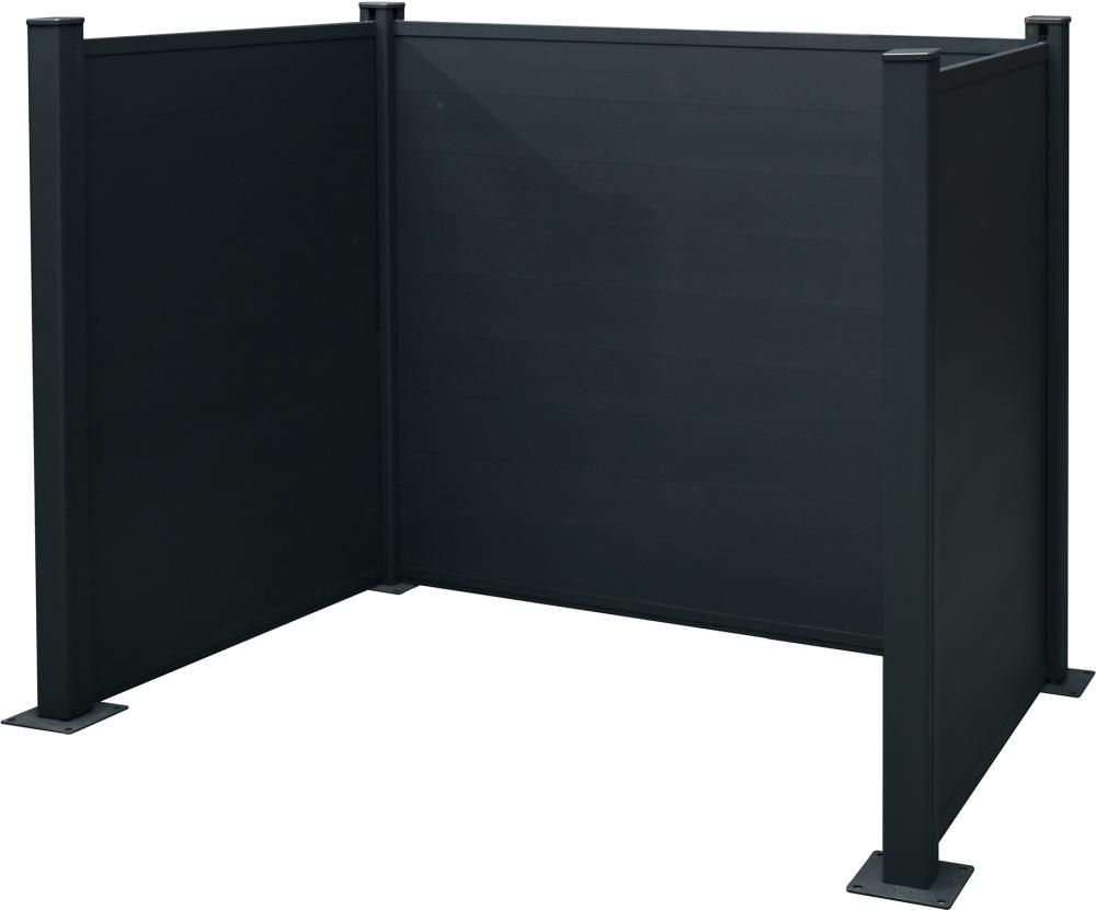 Mülltonnen-EinfassungAluminium 2 x 240 Liter150 x 115 x 122 cm rtikel