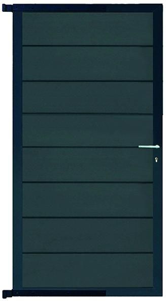 GOTLAND-Tor-Komplettset 90 x 173 cm, schiefergrau/anthrazit