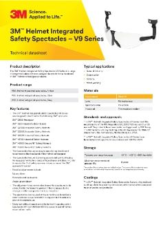 3M™ Integrierbare Schutzbrille für 10.02, Gelb, V9A
