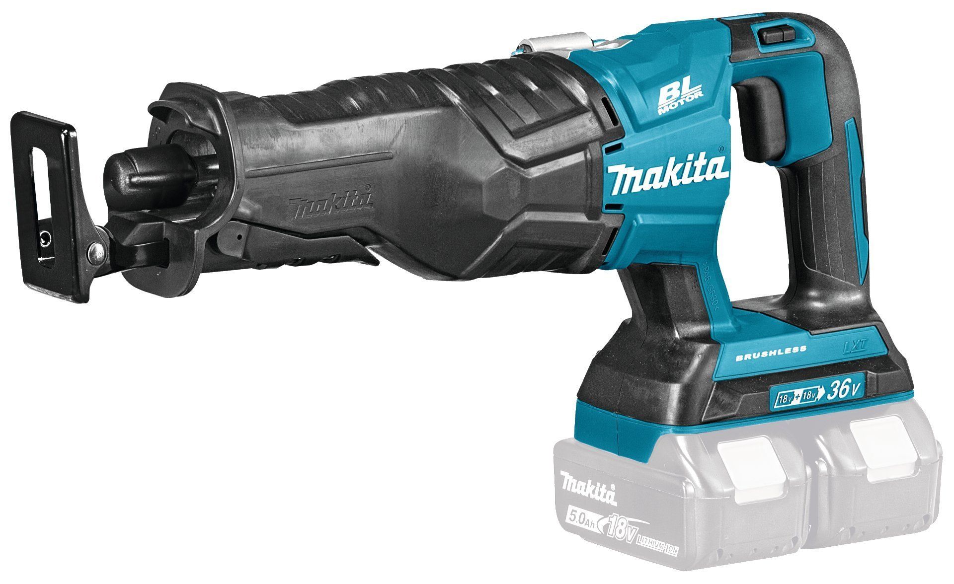 Makita Akku-Reciprosäge DJR360ZK 2x18V