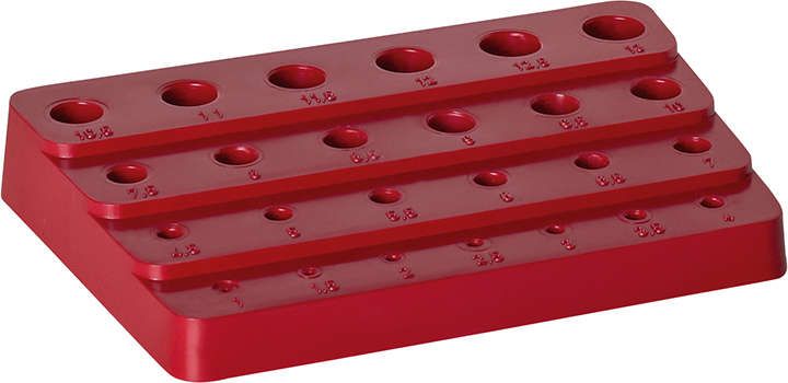 Kunststoffständer leer um 0,1 steigend 5,1-10 mm FORTIS