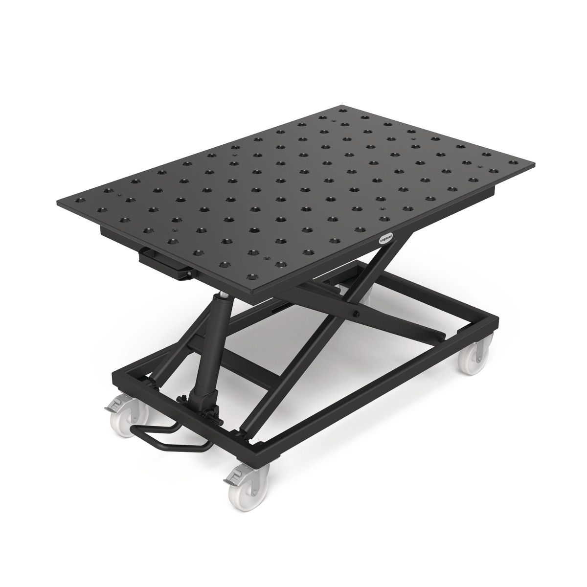 Hubtisch Schweisskraft mobil, inklusive Lochplatte 1200x800x15