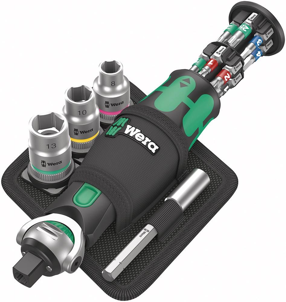 Magazin-Knarren-Satz 3/8"Zyklop Pocket Wera