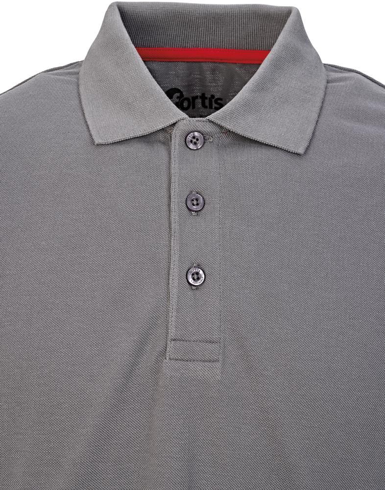 Soft-Poloshirt Herren grau Gr. 3XL FORTIS Elements