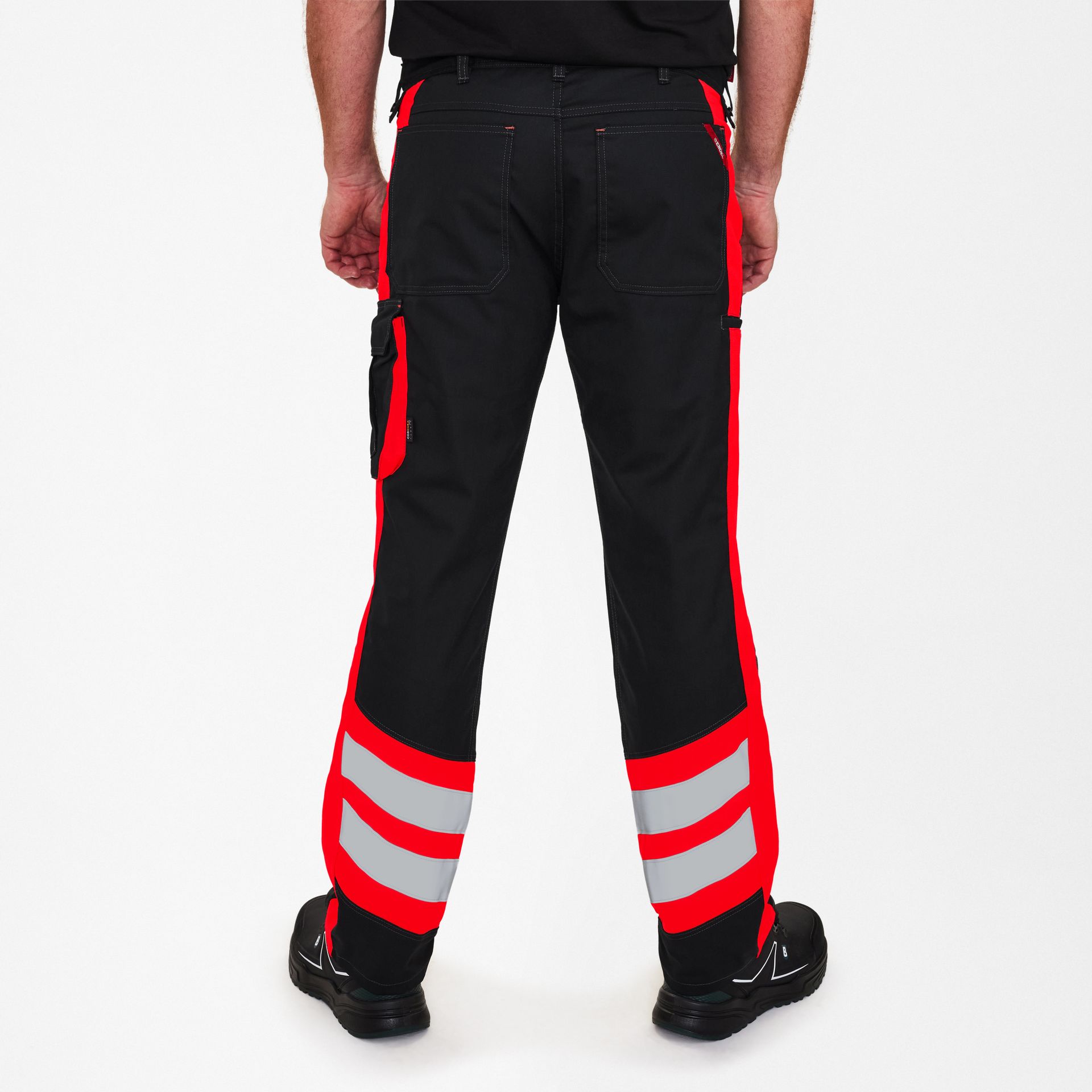 Cargo Arbeitshose Schwarz/Rot, Gr. 68