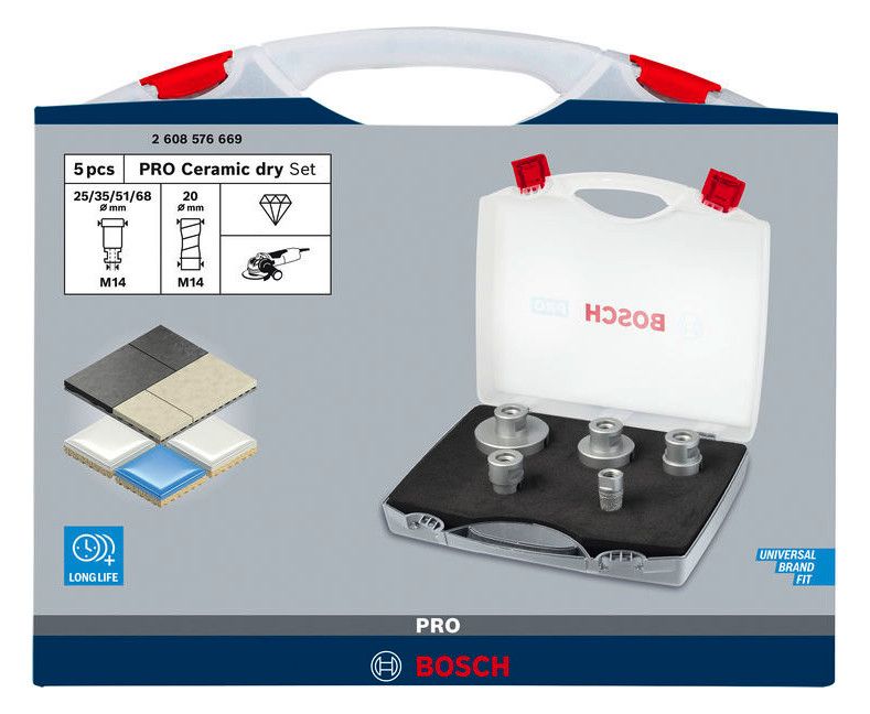 BOSCH Diamantschleiferset
