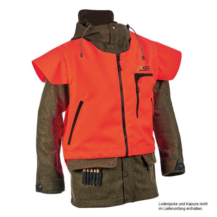 PSS Corduraweste für Lodenjacke neonrot - Gr. 2XL