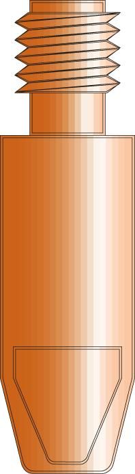 Stromdüse ERGOPLUS E-Cu MB 25, M6, D 0,8-28 mm