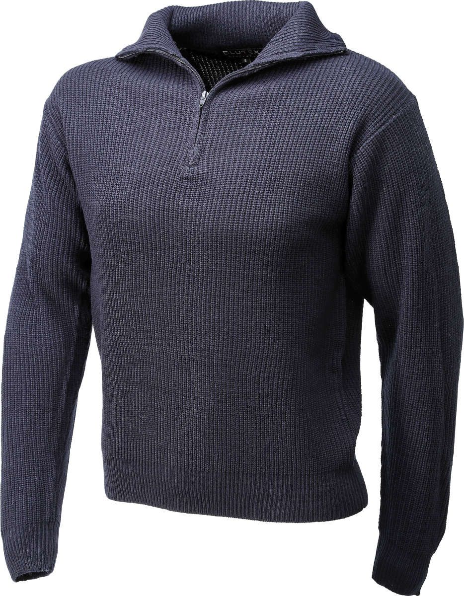 Troyer-Pullover, mit RV, Gr. XXL, marine