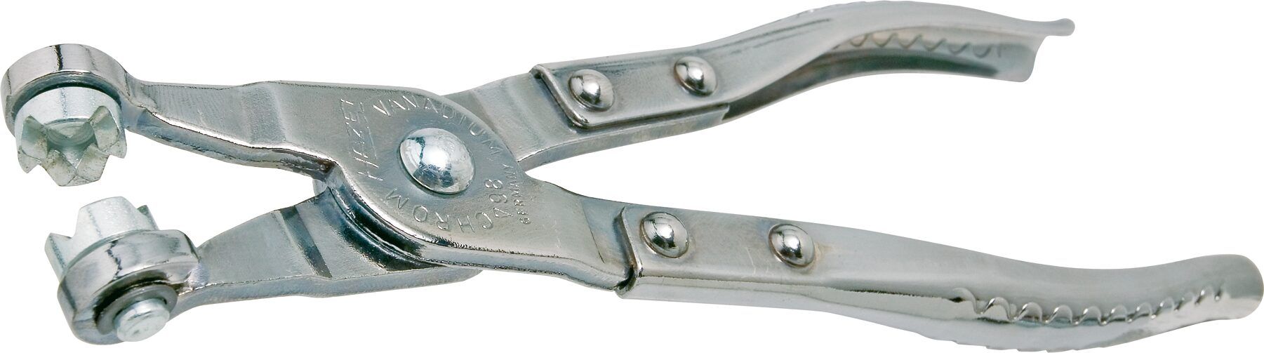 Schlauchklemmenzange für einfache Schlauchschellen206mm Hazet