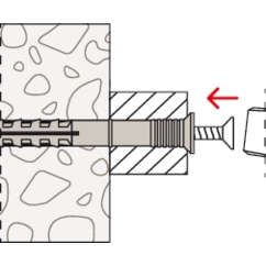 Nageldübel N 5x50/25 S (100)