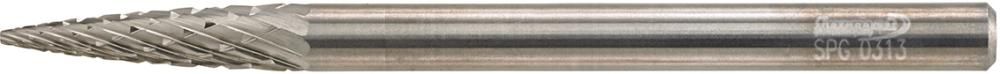 Kleinfrässtift HM Spitzbogenform 0313 C 3mm3x13mm FORMAT