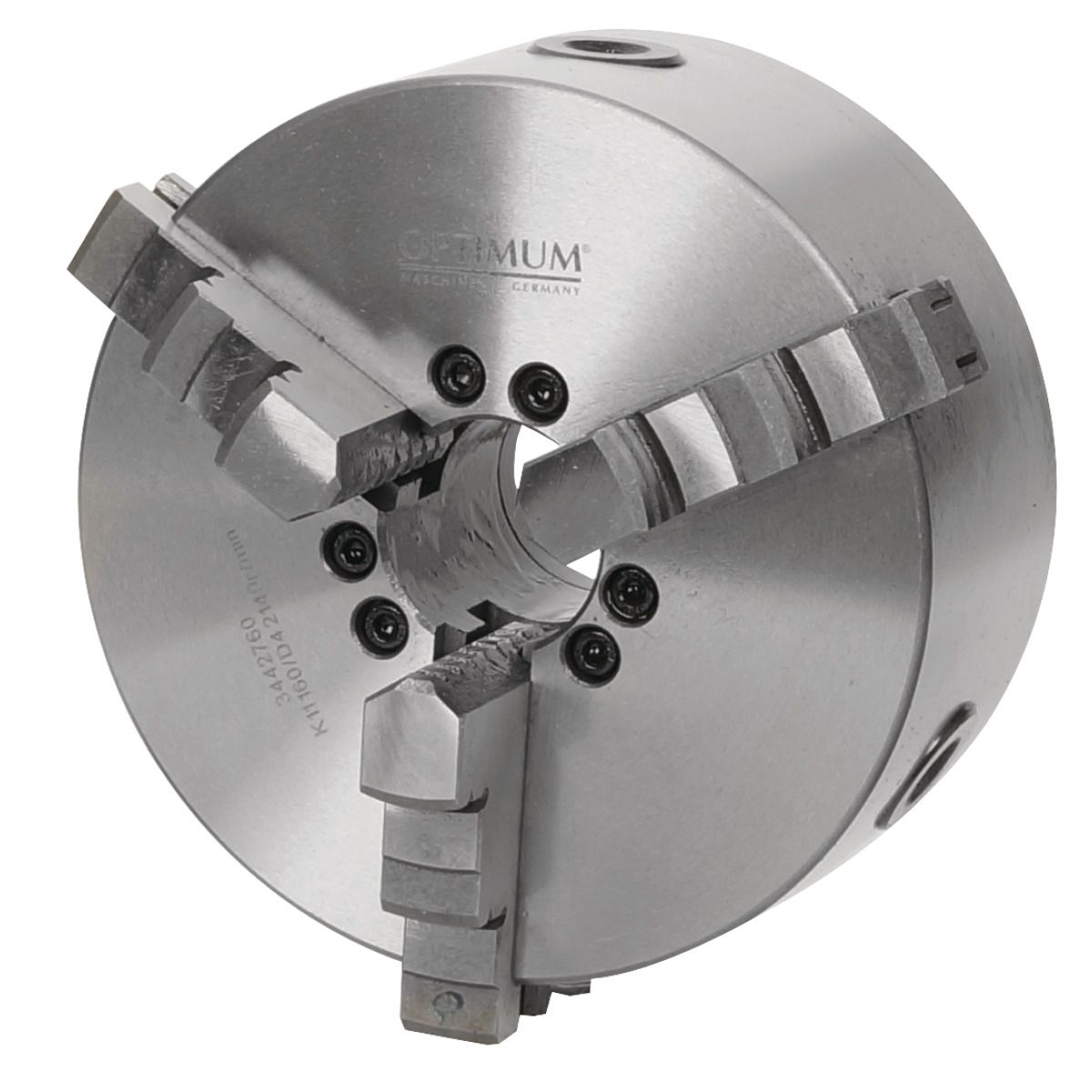 OPTIMUM Dreibackendrehfutter zentrisch spannend Optimum Ø 160 mm Camlock DIN ISO 702-2 Nr. 4