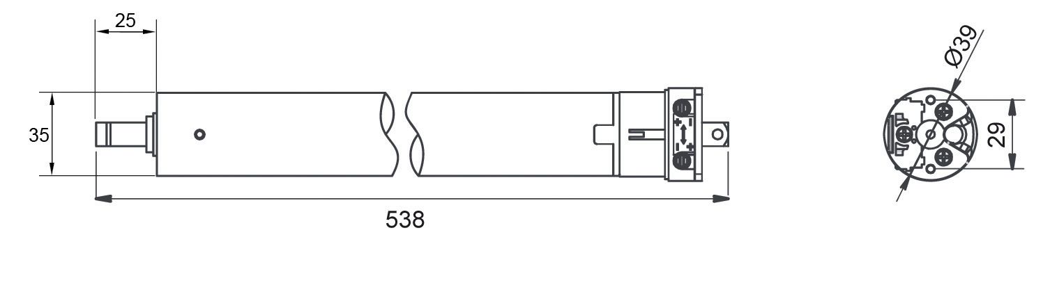 Topform Rollladen-Minimotor 10/16