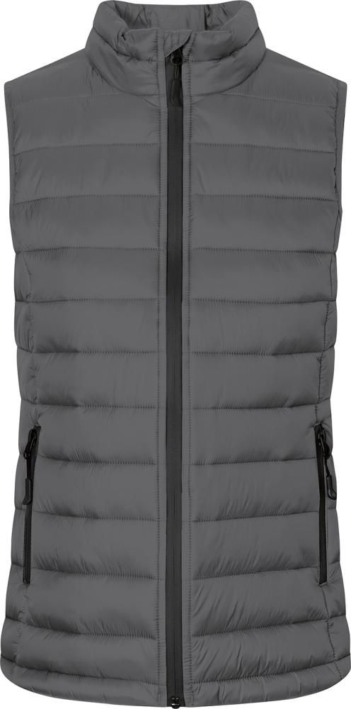 Women`s Padded Vest steel grey, Gr.3XL