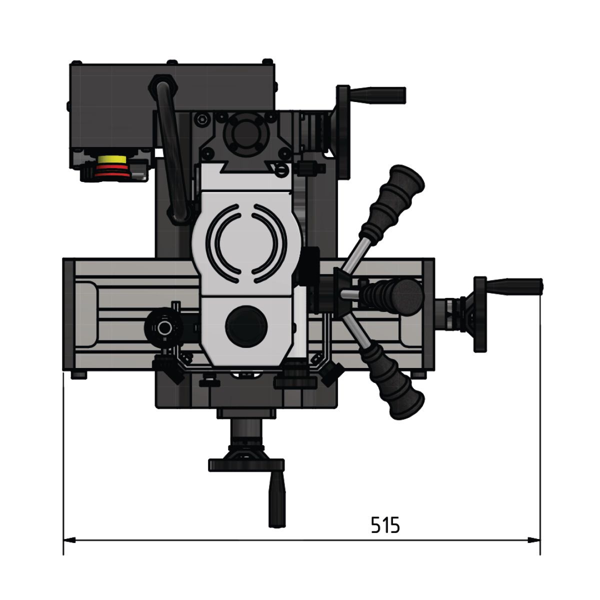 Bohr-Fräsmaschine Optimum OPTImill MH 15V