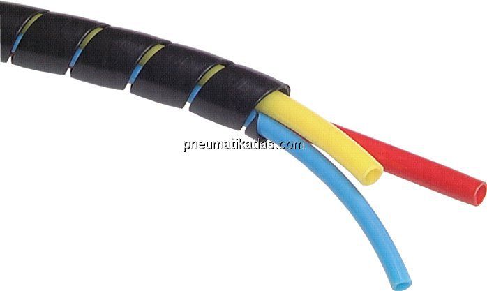 Bündelspirale 9,5x12mm, HD-PE(extrudiert), 9 - 13mm