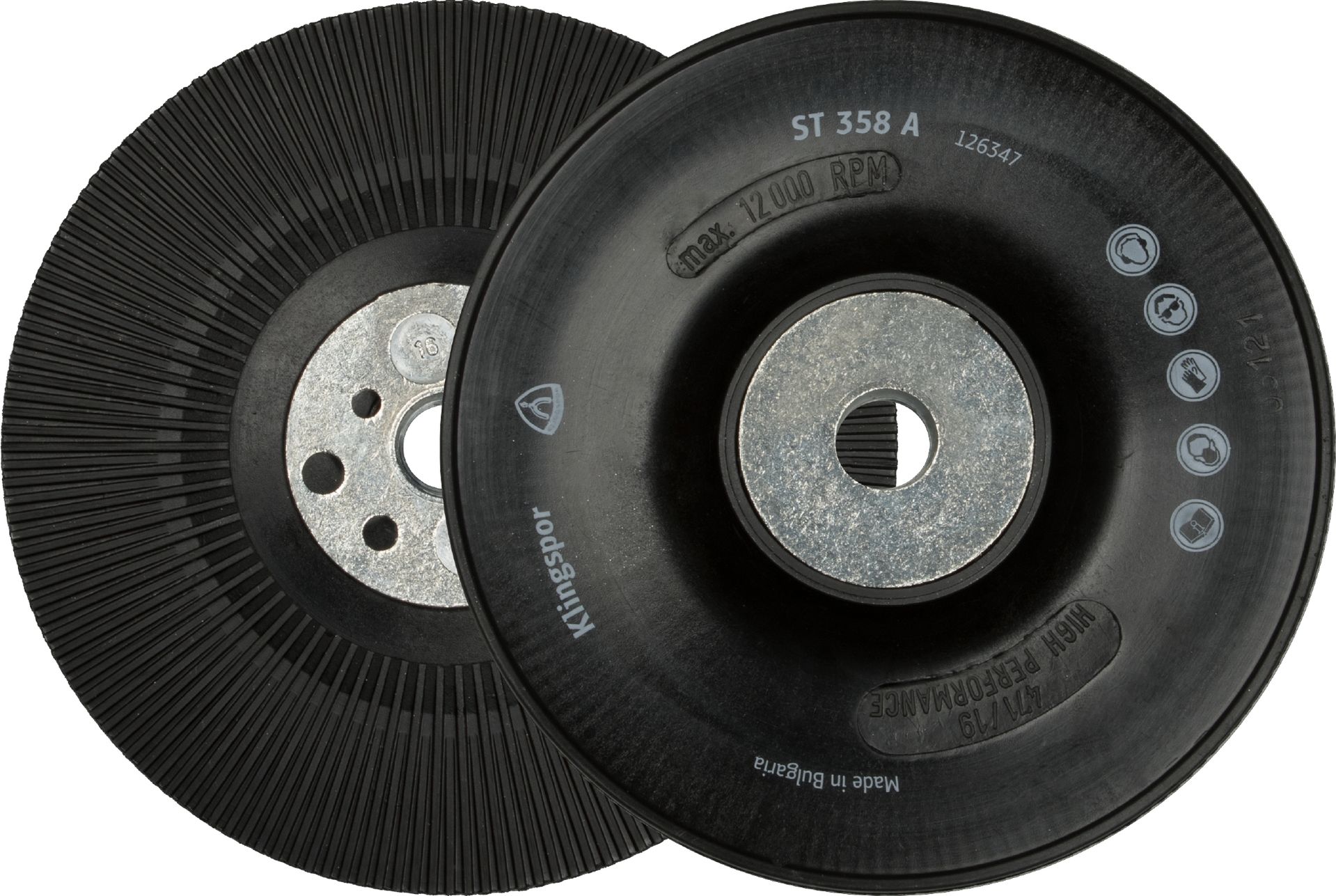 Klingspor ST358A FI-Stützteller gerippt