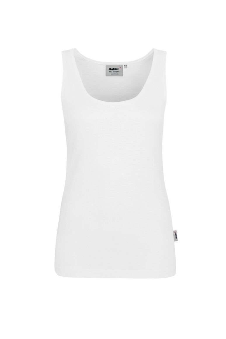 HAKRO Damen Tank-Top Classic weiß, XS