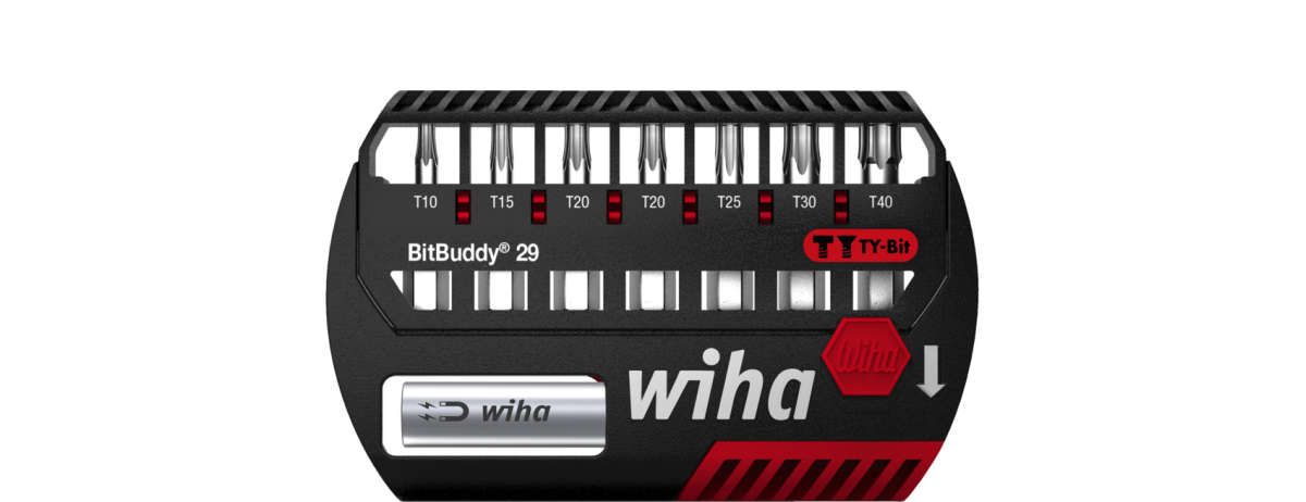 Wiha Bit Set BitBuddy® TY-Bit 29 mm TORX® 9-tlg. 1/4" C6,3 (42136)