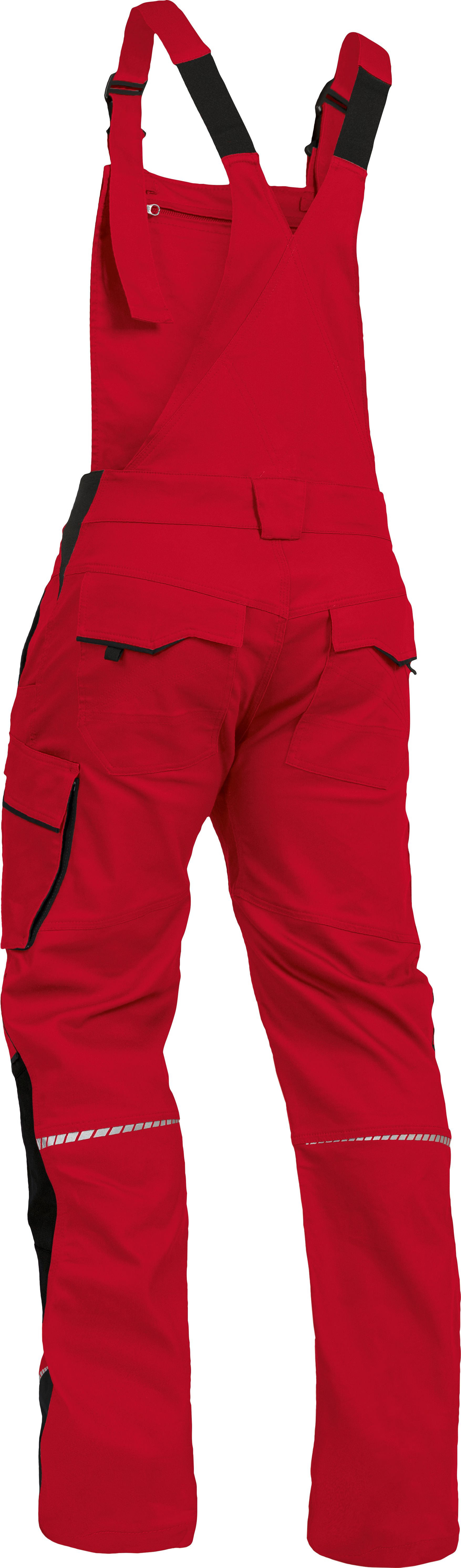 Leibwächter Flexline Latzhose, Rot, Gr. 56