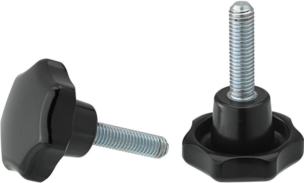 Sterngriff DIN6336A Duroplast, Form L, 32mm, M 6x30, Inhalt: 5 Stück FORTIS