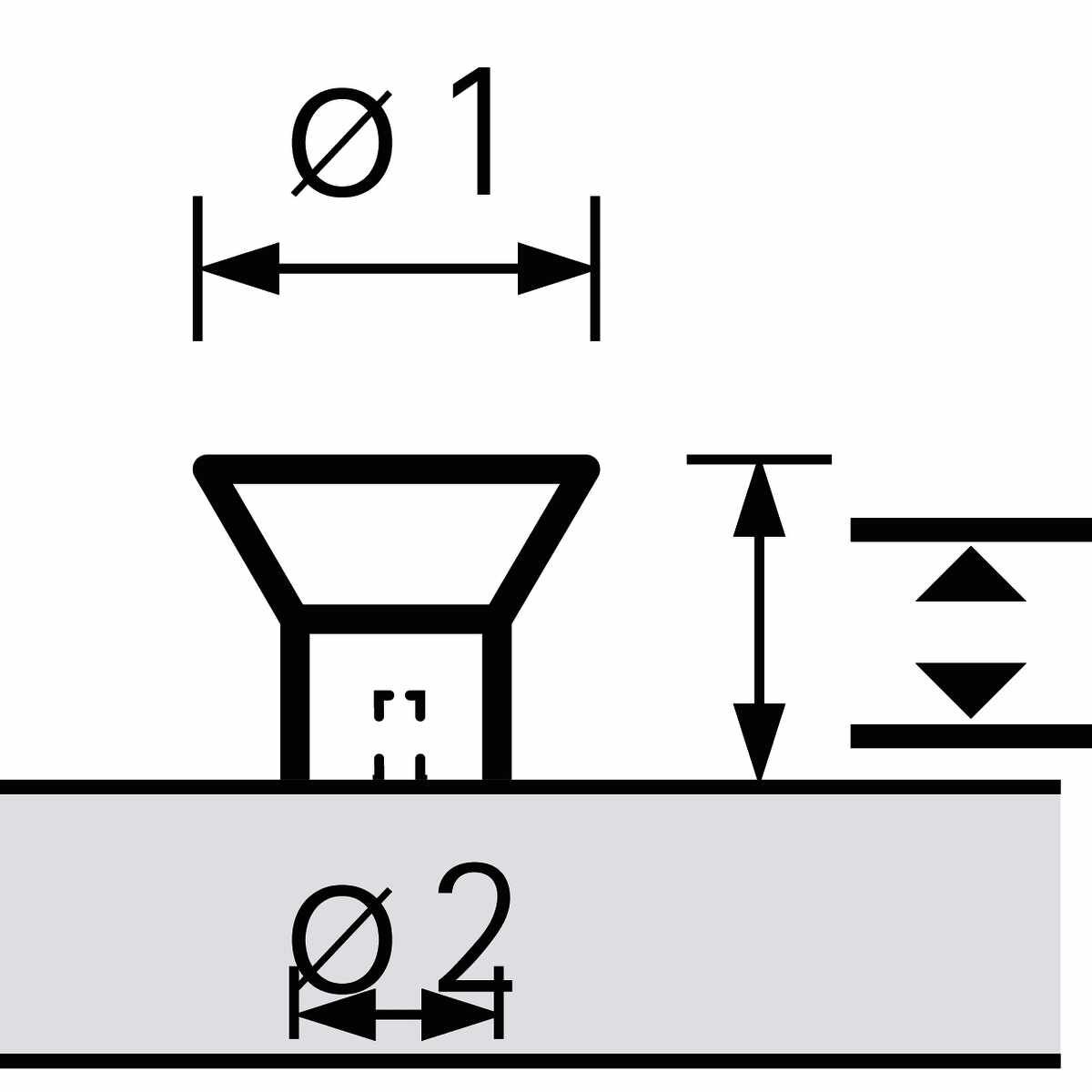 Möbelknopf Danum D20/11 Er