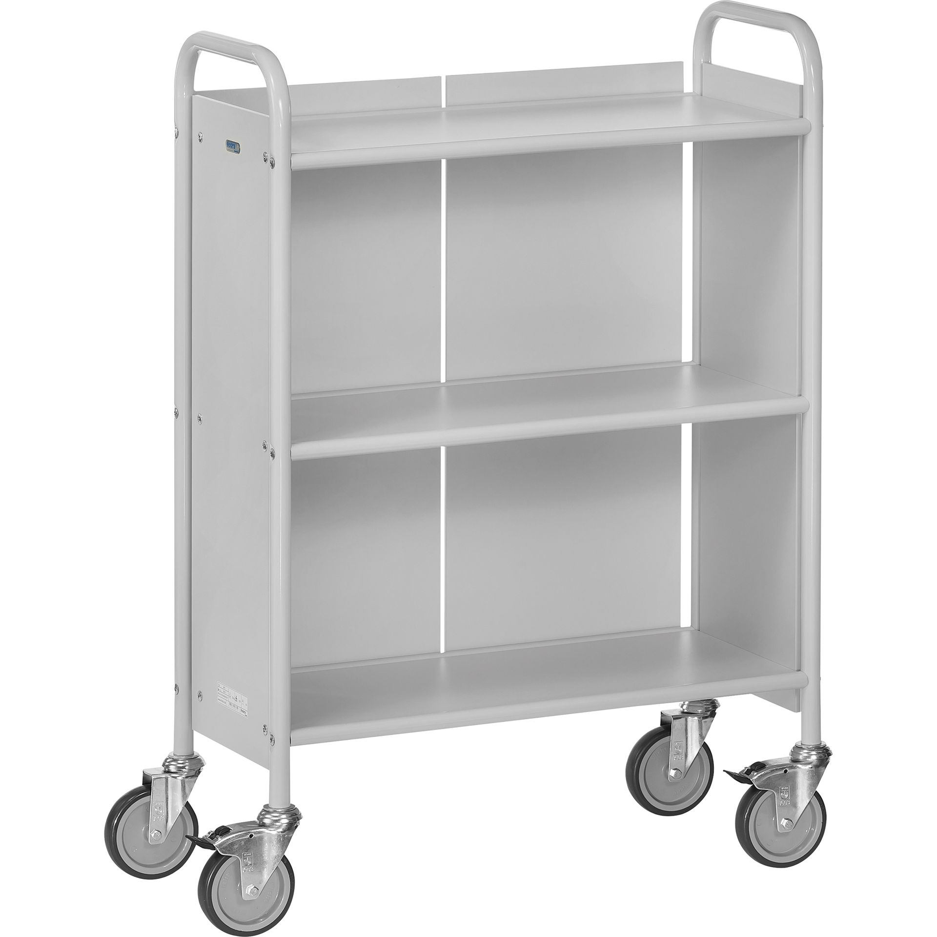 Servierwagen 3Etagen Rückwand 720x350mm