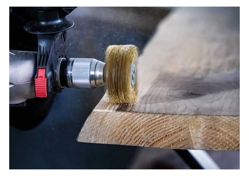 BOSCH Holz-Strukturbürste, vermessingt