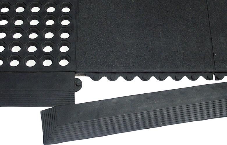 Arbeitsplatzmatte YOGA SOLID Basic schwarz B90xT90 cm