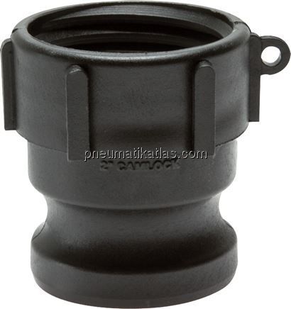 Kamlock-Stecker (A) S 60x6, DN 25 (1"), für IBC-Container