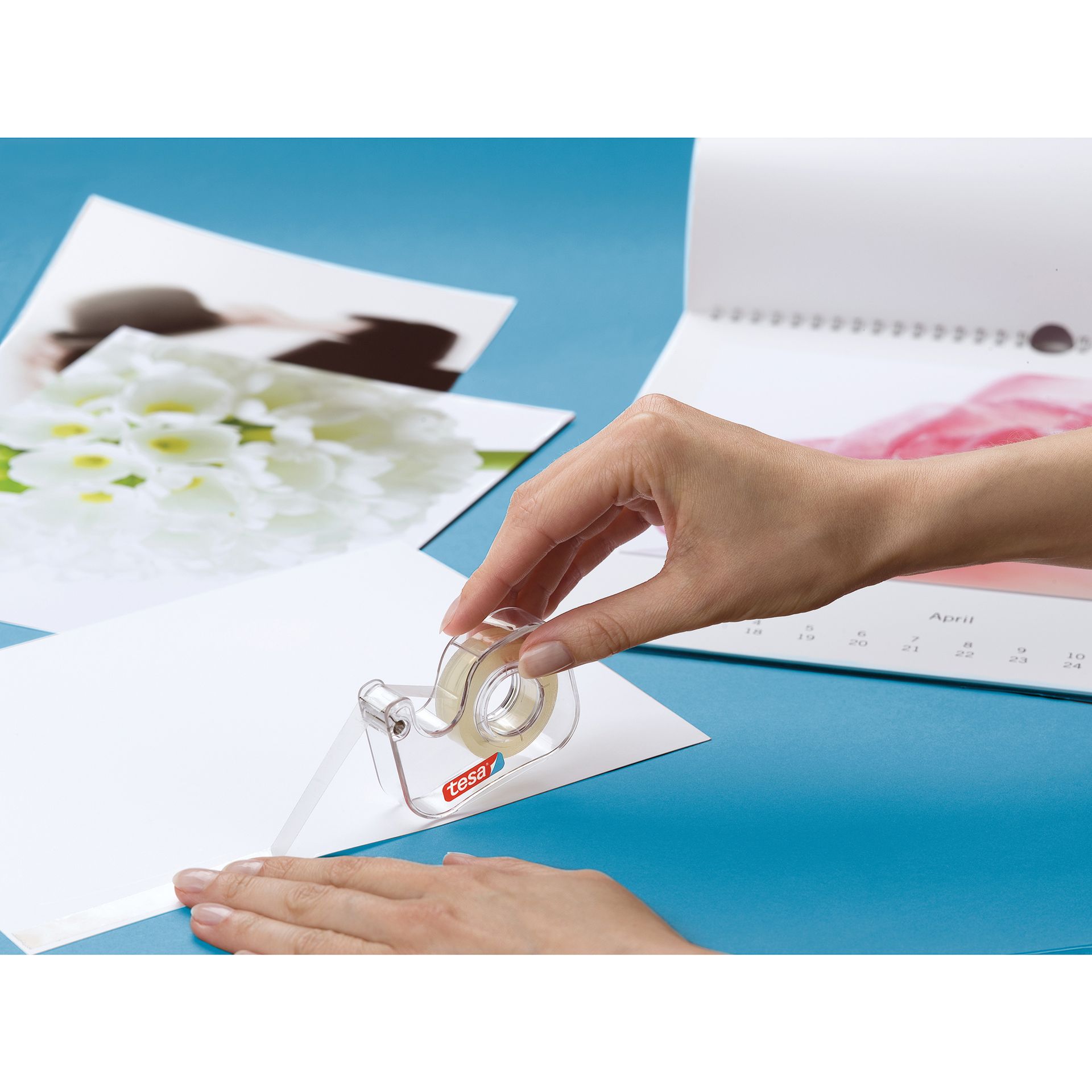 Handabroller Photo Film transparent +1Klebefilm