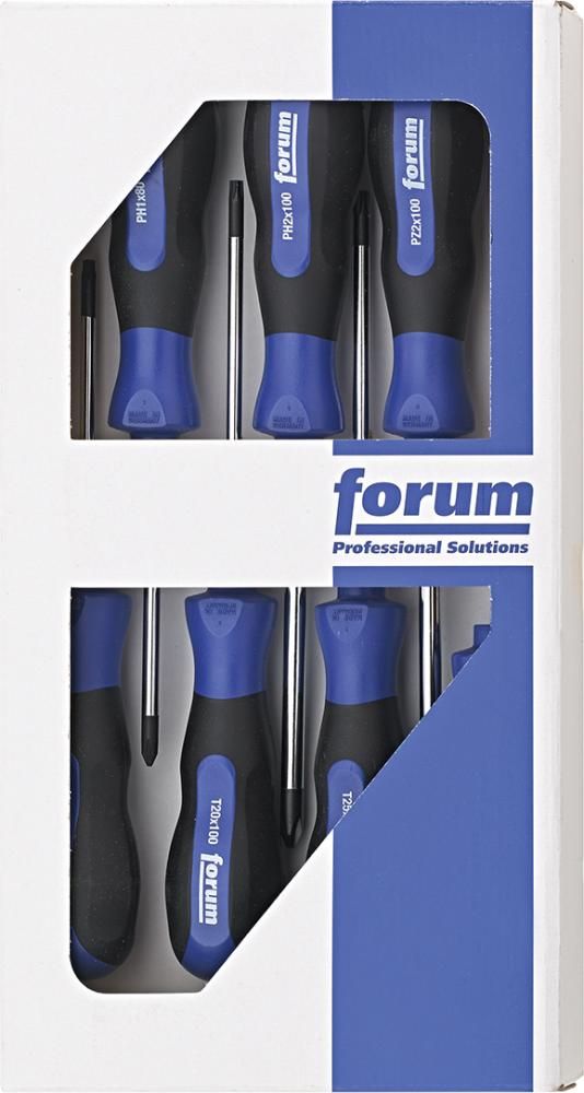 FORUM Schraubendreher-Satz 7tlg. Schl/PH/PZ/T