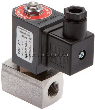 2/2-Wege ES-Magnetventil G 1/8", 0 - 8 bar, stromlos geschlossen (NC)