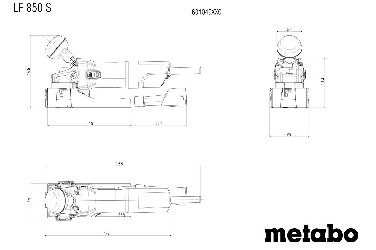 Lackfräse LF 850 S Metabo