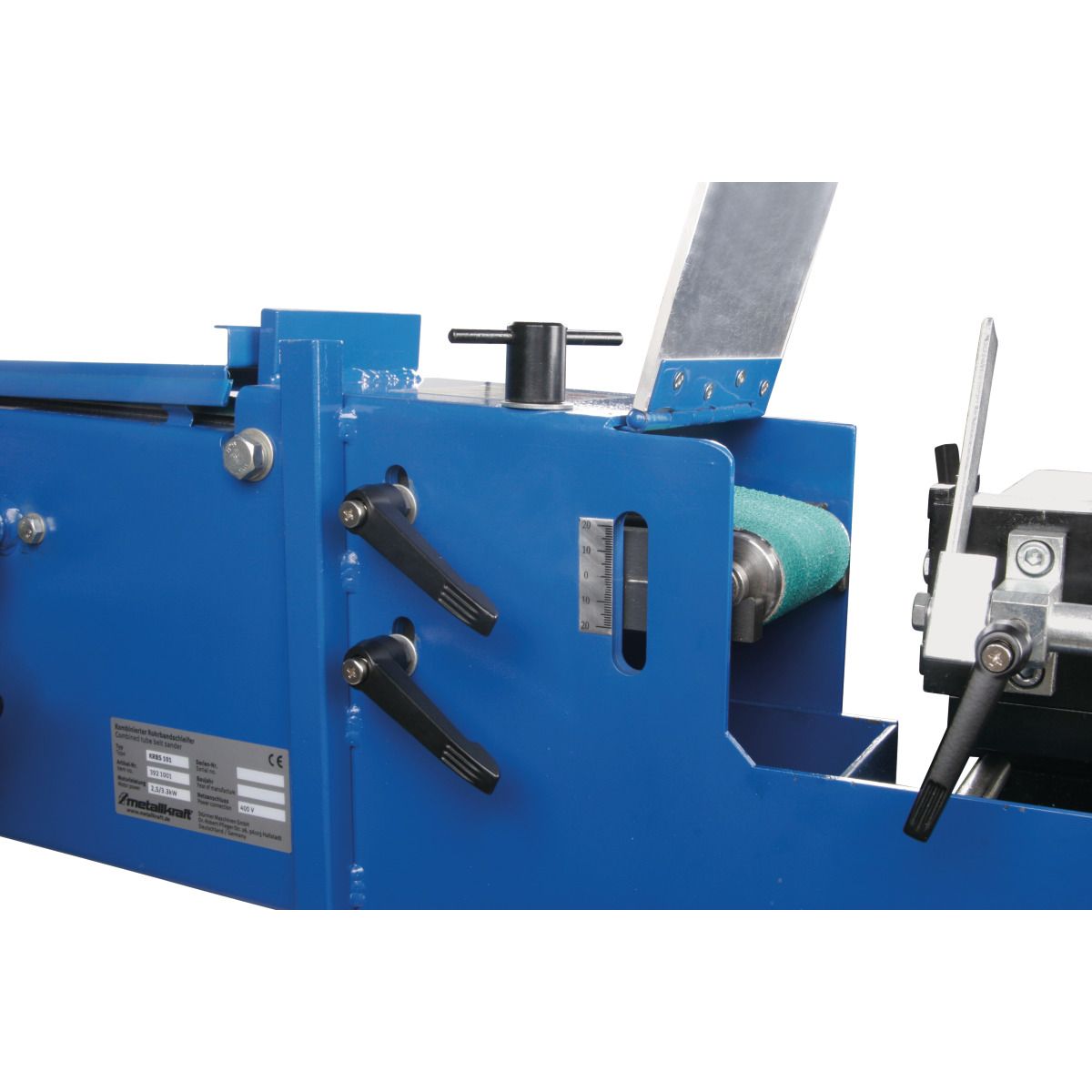 Kombinierte Rohr-, Profil- und Bandschleifmaschine Metallkraft KRBS 101 AS